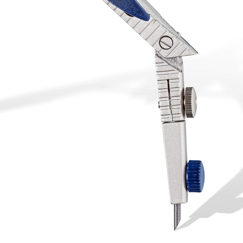 Staedtler 553 01 Compass with Push Button Mechanism and Spindle