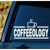 Bluegrass Decals Coffeeology Coffee Cup Decal Kitchen Brew Station Cafe