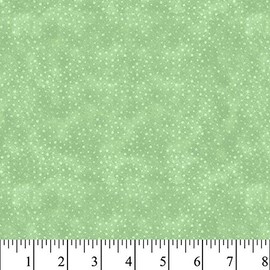 Misty Dots Jade Cotton Fabric by The Yard