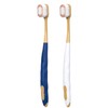 Broad Polishing in 1 Time, Intimate Wide Toothbrushes, 6 Pieces,