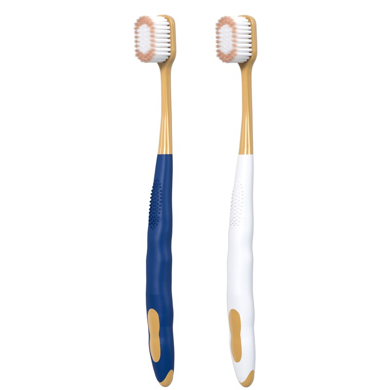 Broad Polishing in 1 Time, Intimate Wide Toothbrushes, 6 Pieces,