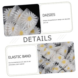 Gatuida 1pc Car Curtain Car Window Embroidery Cloth Shade White