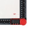 1 x Angle Gauge, 400 mm Digital Protractor, 360° Rotating