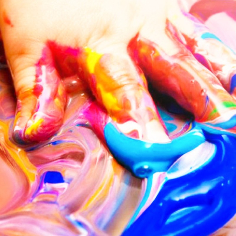 60ml Safe Finger Paints Bright Colors Washable Art Painting Supplies