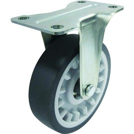 Trusco Nakayama TYER-75ELGB-WC-OW For Komari-kun Weego Dedicated Casters with Fixed G Diameter 2.9 inches (75 mm), Off-White