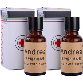 Aceite Capilar Hidratante Tratamiento Anti Caida Potencia el Crecimiento del Cabello Largo Extra Volumen Andrea Solucion Crecimiento Regenera Detiene Caida Cabello (2 Pieza)