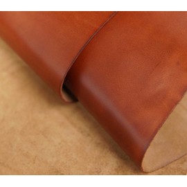 Thick Full Grain Tooling Leather Square Tan Color Shine Crafts Workshop Crafting DIY Leather Suplies