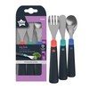 Tommee Tippee Big Kids Stainless Steel First Cutlery Set, Rounded