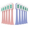 CILGEWH Replacement Toothbrush Heads 10 Pack for AquaSonic icon Electric