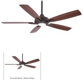 Minka-Aire F1000-ORB, Dyno, 52" Smart Ceiling Fan, Oil Rubbed Bronze with Additional Wall Control