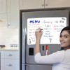 ANLIOTE Magnetic Dry Erase Board Fridge White Board Sheet 20x13