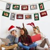 Lonfliness 150PCS Christmas Picture Frame Xmas Plaid Paper Photo Frames