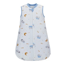 Baby Sleeping Bag Winter 2.5 TOG Sleeveless Warm Baby Winter Sleeping Bag Soft Baby Sleeping Bag Newborn 0-18 Months, blue