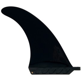 saruSURF US Box 8" Center Fin Skeg Hard Plastic 8" for Longboard Paddleboard SUP AirSUP AIR7, Use as or (Black (1 Fin, No Screw))