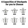 Cook N Home Stockpot Sauce Pot Induction Pot With Lid