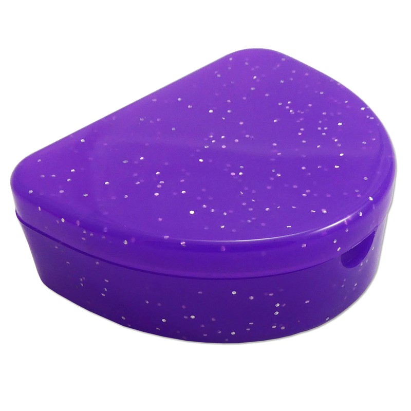 Slim Orthodontic Dental Case - Colour & Glitter Choices for