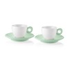 Guzzini - Everyday Set of 2 Espresso Cups with Saucers