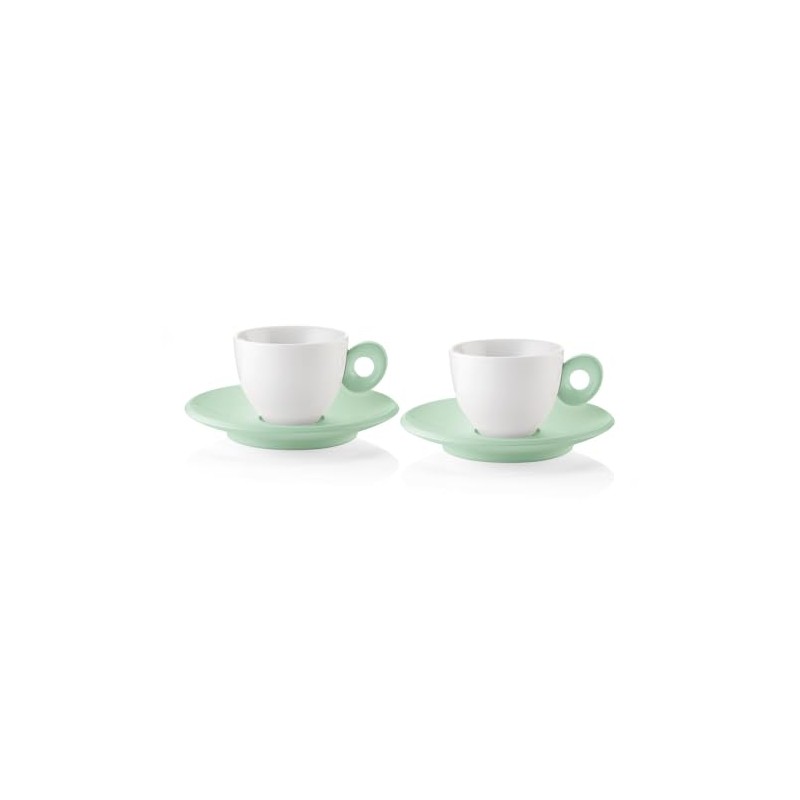 Guzzini - Everyday Set of 2 Espresso Cups with Saucers