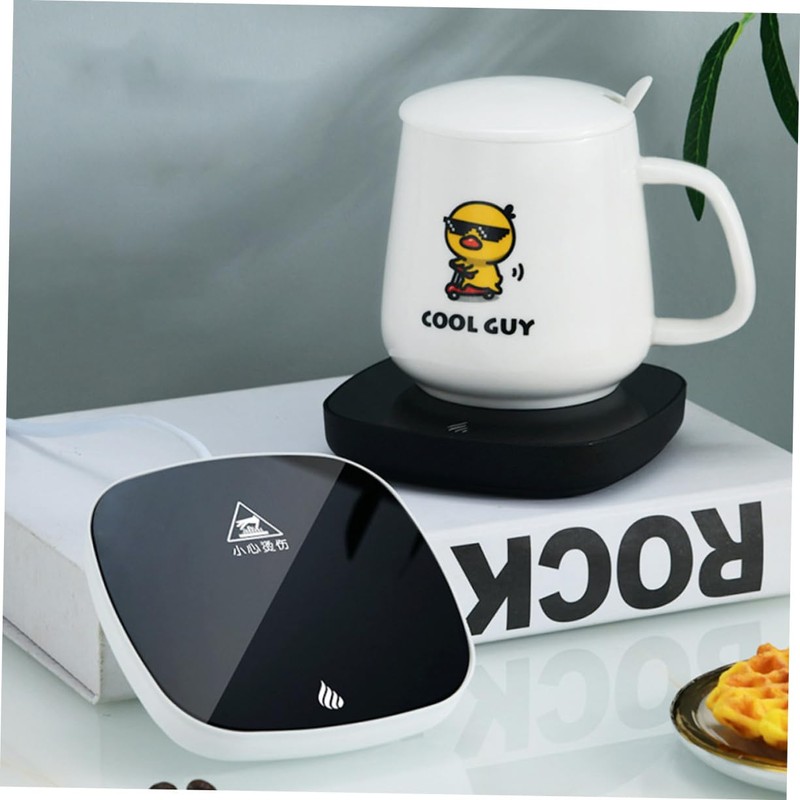 ABOOFAN 1PC USB Heating Coaster Constant Temperature Cup Warmer for