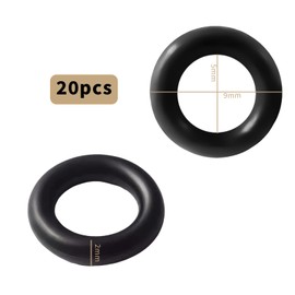 jwtyu Rubber O Rings 20 Pcs Pressure Washer O Rings Inner Diameter 5mm Outer Diameter 9mm for Karcher K4 Eco K7 Eco and K2 K3 K4 K5 K7