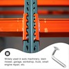 VILLCASE 100pcs Pallet Rack Safety Bolt, Universal Pallet Rack Drop
