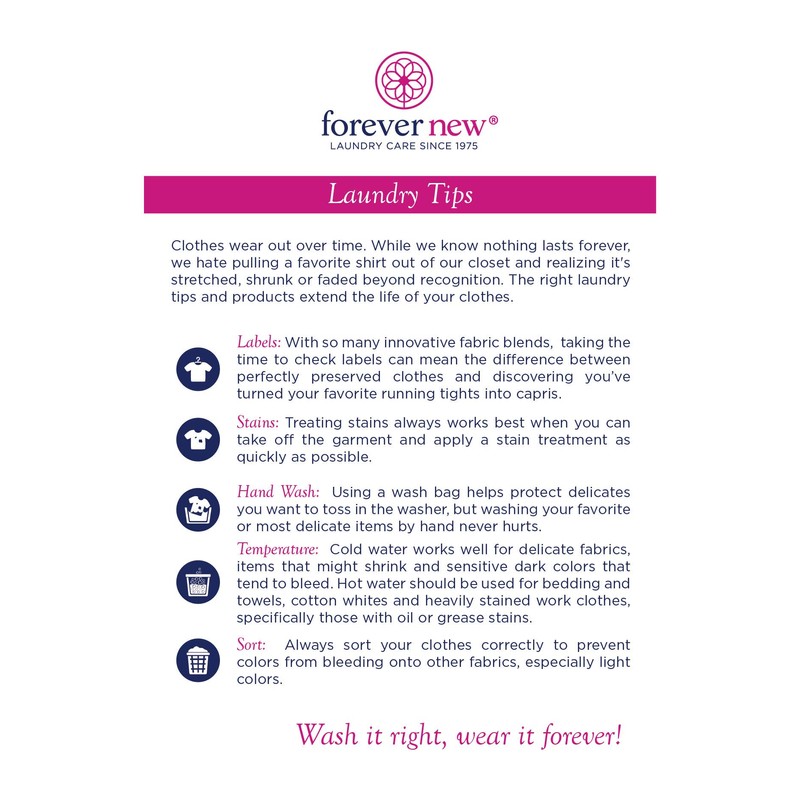 Forever New 4oz Liquid Unscented Fabric Care Wash - Natural