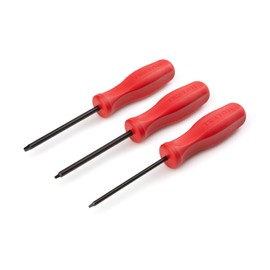 TEKTON Square Hard Handle Black Oxide Blade Screwdriver Set, 3-Piece (S1-S3) | DSQ91007