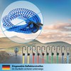 valonic Kraken Reflective Elastic Straps with Hooks, Set of 10,