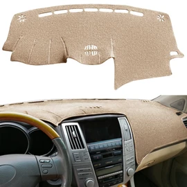 Fcovergurus Dash Cover Mat Custom Fit for 2004-2006 Lexus RX330,2007-2009 RX350, 2006-2008 RX400h, Dashboard Cover Pad Carpet Protector (Beige) F82