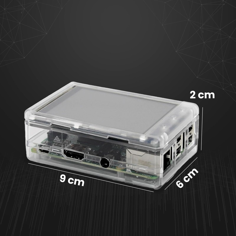 sb components 3.2" TFT LCD Transparent Case for Raspberry Pi