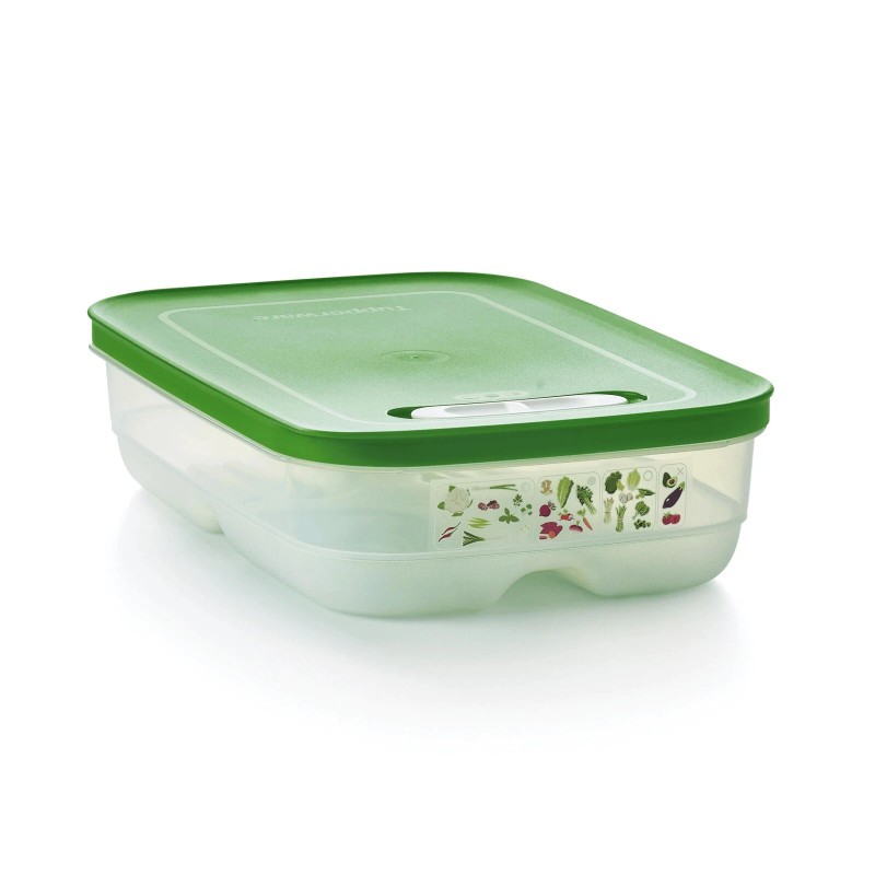 Tupperware NEW! Tupperware FridgeSmart Med. FRUIT & VEGGIE KEEPER WinterGreen