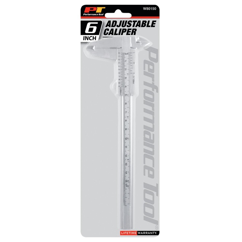 Performance Tool W80150 6-Inch Plastic Caliper,