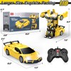 Qumcou Remote Control Car, Transform Robot RC Cars with Cool