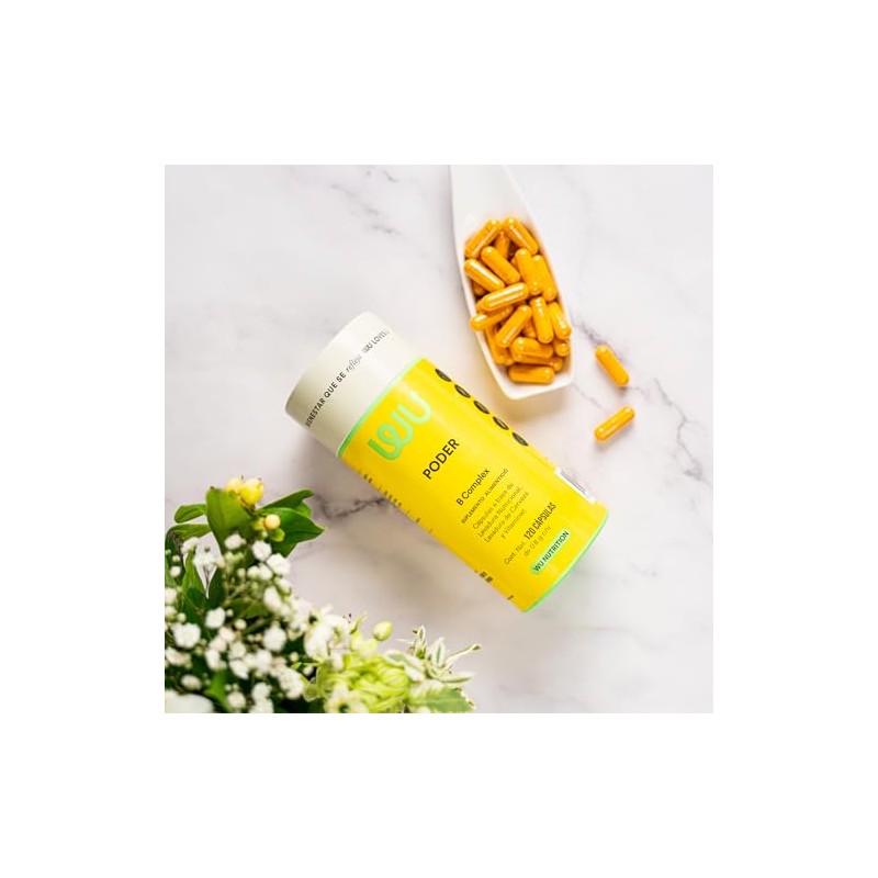 WU Nutrition PODER | Complejo B • Vitamina B1 B2