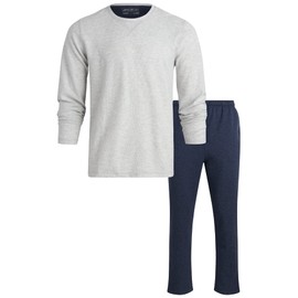 Eddie Bauer Men's Pajama Set - Thermal 2 Piece Lounge set - Long Sleeve Thermal and Cozy Sweatpants for Men (S-XXL)