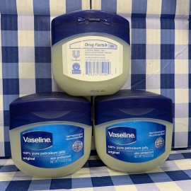 Vaseline 3 Pack Of Vaseline Petroleum Jelly Skin Protectant Jar, Original, 7.5 oz