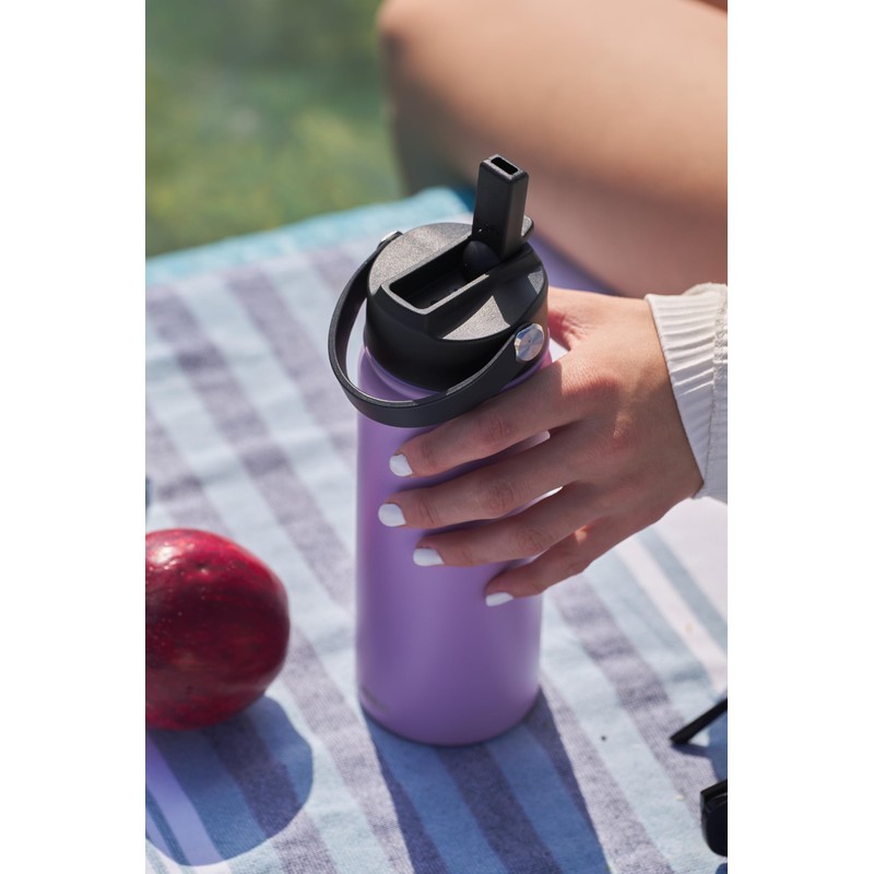 Avanti HydroSport Sipper Insulated Water Bottle, 550ml - Lavender