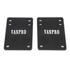 Vanpro Riser Pad 1/8 4MM Skateboard Skateboard Spacers (Color: Black