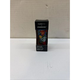 STARBUCKS 2025 BRAZILIAN BLUE FARM RIO COLD CUP KEYCHAIN-01116