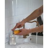14oz Fluted Glass Nouveau Soap Dispenser with Rust Proof Stainless