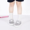 GINFIVE Toddler Girls Sneakers Little Girls Slip On Shoes Silver