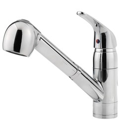 Price Pfister GT48-RP0C Portola Centerset Bathroom Sink Faucet Polished Chrome