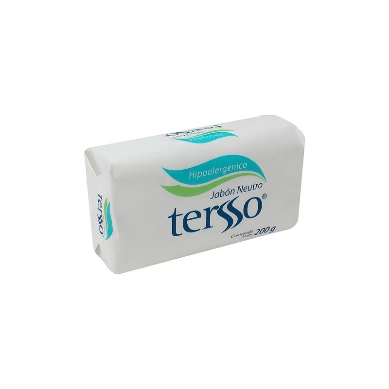 Jabón Tersso En Barra Neutro Hipoalergénico 200 G