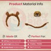 Nicky Bigs Novelties Lion Costume Accessory Set for Adults Brown