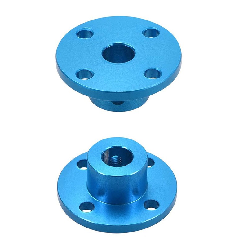 4pcs 8mm Aluminum Alloy Rigid Flange Coupling Motor Guide Shaft