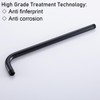 RANDOM 16 Inch Shower Arm with Flange,Stainless Steel 90 Degree