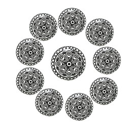 Craft Kart Set of 10 Ceramic Cabinet Colorful Knobs for Kitchen, Cabinet, Drawer, Wardrobe (Black)