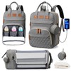 Diaper Bag Backpack. Large Travel Diaper Bag. Multifunctional Waterproof Diaper