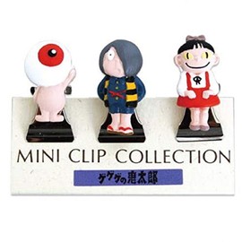GeGeGe no Kitaro Mini Clip Set, Eyedama Father (Meyedama Oyaji, Kitaro, Cat Musume)
