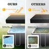 UIRWAY 10x16 FT Oval Pool Cover with Reflective Strips for